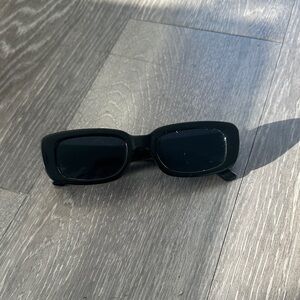 Black Rectangular Sunglasses